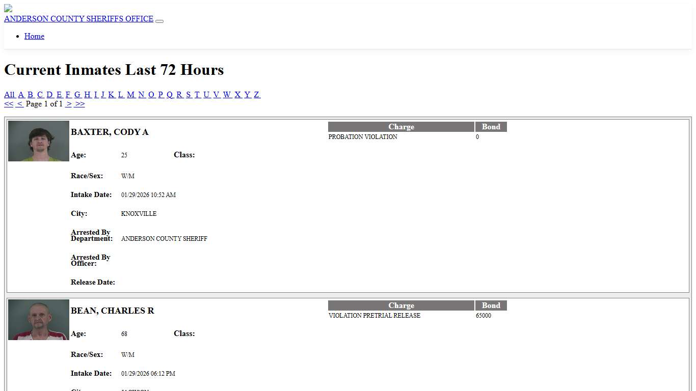 Inmates - ISOMS Portal